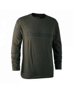 Deerhunter Logo T-shirt Long sleeve Bark green