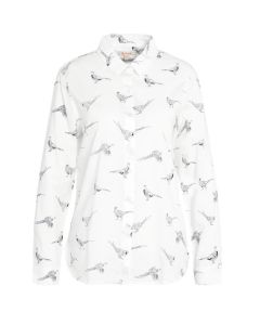 Barbour Dames Safari Print Shirt Wit