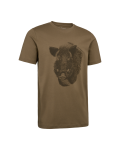8691 Deerhunter Jaxon Heren T-shirt Driftwood