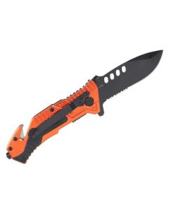 X-Treme Survivor Rescue Orange CE (reddingsmes met gordelsnijder)